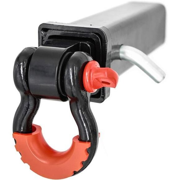 Heavy  Duty Powder Coated Forged Shackle Hitch Receiver - Picture 3 of 5